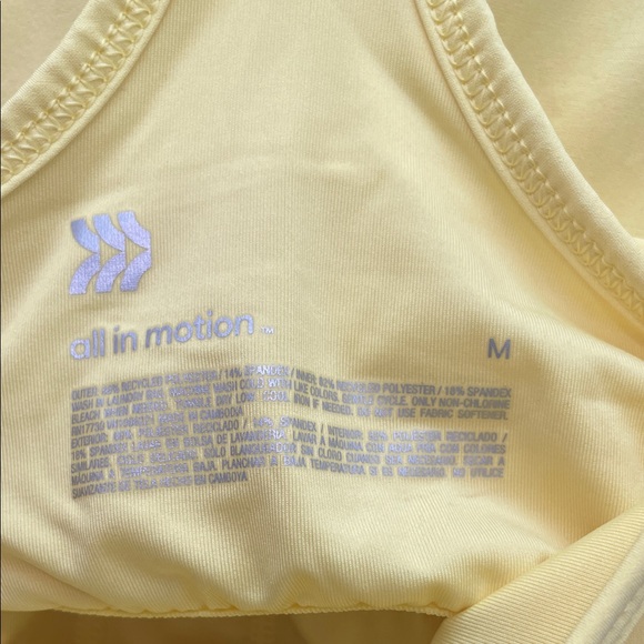 All in Motion Flex Strappy Active Dress Lemon Yellow size Medium NWT - Picture 6 of 8